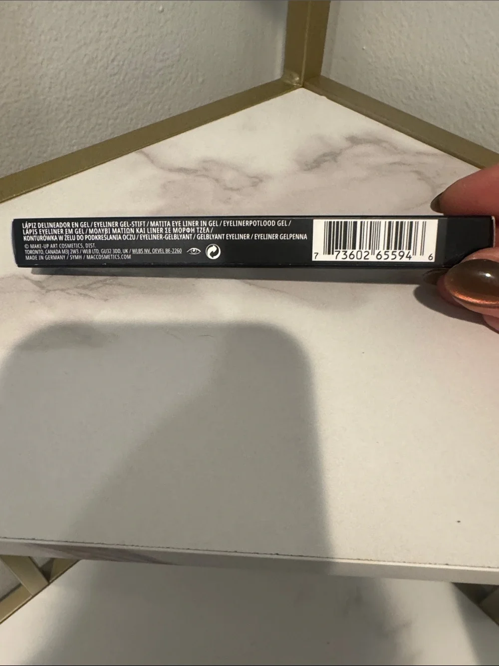 MAC gel pencil eyeliner- waterproof